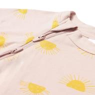Pijama de bebé de manga larga beige para niña DIM Soleil ver 2