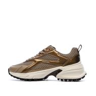 Zapatillas marrones para mujer Calvin Klein Jeans Hike Run Ckstripe barato