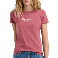 Camiseta rosa/blanca para mujer de Pepe Jeans, modelo New Virginia