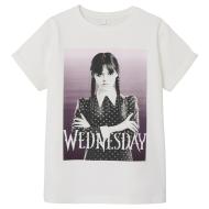 Girls' white t-shirt Name it Jax Wednesday Photo of the Espace des Marques %store% store - view of %key%