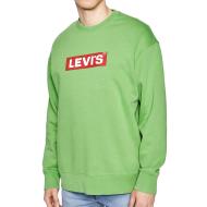 Sudadera Levi's Relaxed Graphic Crew Verde Hombre barato