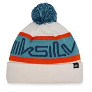 Gorro blanco/azul para hombre Quiksilver Summit barato
