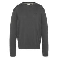 Pull Gris Homme Schott Basic Fin Rase