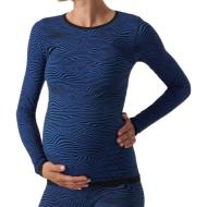 Mamalicious Kenya Women's Blue Long Sleeve T-Shirt affordable