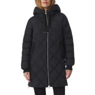 Women's Black Long Coat TBS Gretalon affordable