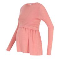 Mamalicious Lanabella Camiseta de manga larga rosa para mujer barato