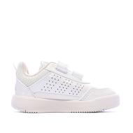 Zapatillas blancas/rosas para niña Adidas Tensaur ver 2