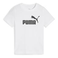 Weiß/Schwarzes Puma-T-Shirt für Jungen, Ess No. 1 Logo günstig