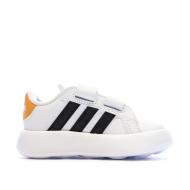 Baskets Blanches Enfant Adidas Coco Grand Court vue 2