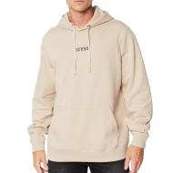 Sudadera con capucha Guess Roy Beige para hombre