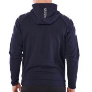 Sudadera con capucha azul marino para hombre Kappa Diano 2024 ver 2