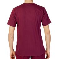 Sergio Tacchini Herren Bordeaux Stripe A T-Shirt Ansicht 2