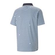 Puma Love Men's Golf Polo White/Navy Photo of the Espace des Marques %store% store - view of %key%