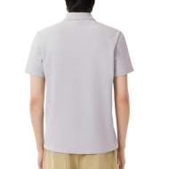 Lacoste Mela Herren-Polohemd in Grau meliert Ansicht 2