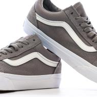 Zapatillas gris mujer Vans Old Skool Check Bumper ver 7