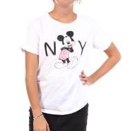 Women’s White Disney New York T-shirt affordable