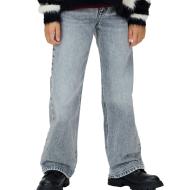 Jean Loose Gris Garçon Calvin Klein Jeans Washed pas cher