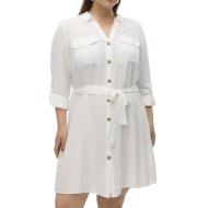 Weißes Damenkleid von Vero Moda Vmbumpy
