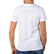 Weißes Herren-T-Shirt Tommy Jeans Original V Ansicht 2