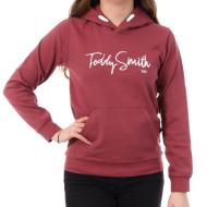Bordeaux Kapuzenpullover für Jungen Teddy Smith Evry