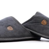 Hausschuhe Grau Herren Pierre Cardin Slippers Ansicht 7