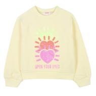Sudadera amarilla para niña Billieblush U20880 Yellow ver 2