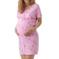 Mamalicious Lia Love Women's Pink Nightdress affordable