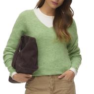 Jersey verde de mujer Vero Moda Crew