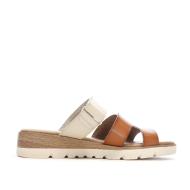 Camel/Ecru Women's Sandals Xti 144125 Photo of the Espace des Marques %store% store - view of %key%