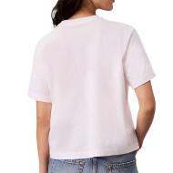 T-shirt Rose Femme Calvin Klein Jeans Boxy vue 2