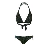 Bikini de baño para mujer Happy & So, color caqui, con triángulo flexible barato