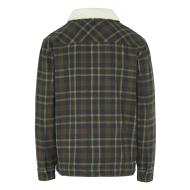 Veste à carreaux kaki Homme O'Neill Fleece Lined vue 2