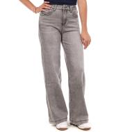 Vaqueros rectos gris claro para mujer Monday Premium 1877X barato