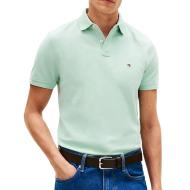 Polo Vert clair Homme Tommy Hilfiger 1985 Regulars pas cher