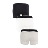 Pack x3 Black/White/Grey Men's Boxers Kaporal QUADMH Photo of the Espace des Marques %store% store - view of %key%