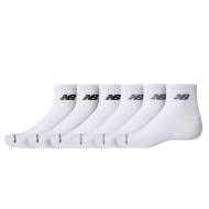 x3 Paires de chaussettes Blanches/Noires Homme New Balance Lightweight vue 2