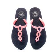 Chanclas de mujer azul marino/rosa Beppi ver 3