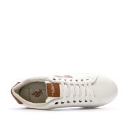 Baskets Blanches/Camel Homme US Polo ASSN High-top vue 4