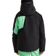 Grün/schwarze Skijacke für Jungen von O'Neill Jacksaw Ansicht 2