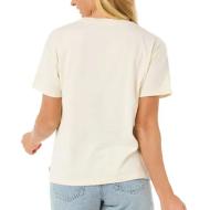 Women's Ecru T-Shirt Rip Curl Sun &amp; Sea Relaxed Photo of the Espace des Marques %store% store - view of %key%