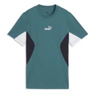 Camiseta verde para niño Puma Ess Block barato