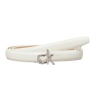Weißer Gürtel Damen Calvin Klein Jeans Ck Buckle Skinny günstig
