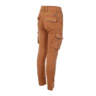 Pantalones Paname Brothers Live Niño Rojo Camel ver 2