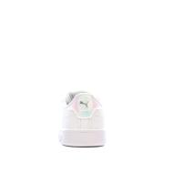 Baskets Blanches Fille Puma Smash 3.0 HoloS vue 3