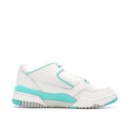 Baskets Blanches/Turquoises Homme Le Coq Sportif Nineties vue 2