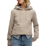Sudadera beige para mujer Superdry Essential Logo barato