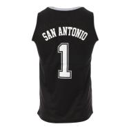 San Antonio Basketball-Trikot Schwarz Mann Sport Zone Ansicht 2
