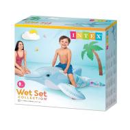 Boya hinchable con forma de delfín Intex «Dauphin A Chevauche» 1,75 x 0,66 m barato