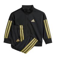 Conjunto de chándal negro para niño Adidas 3s barato