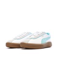 Baskets Blanches/Turquoise Femme Puma Club Klassika vue 6